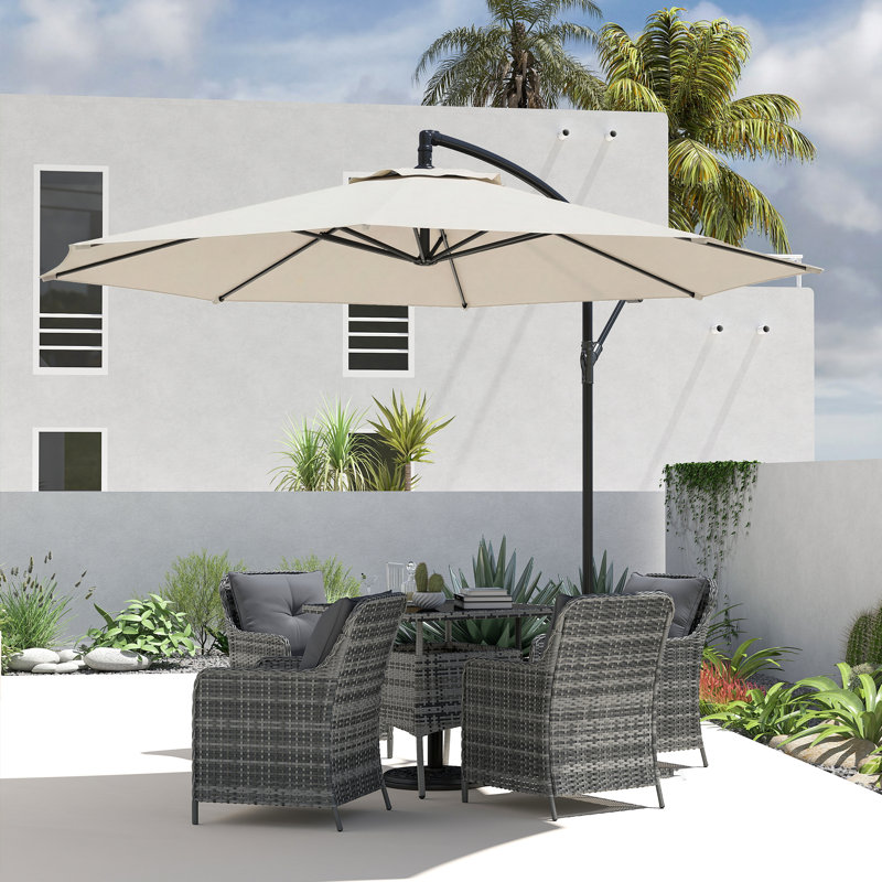 295cm Parasol, Cream