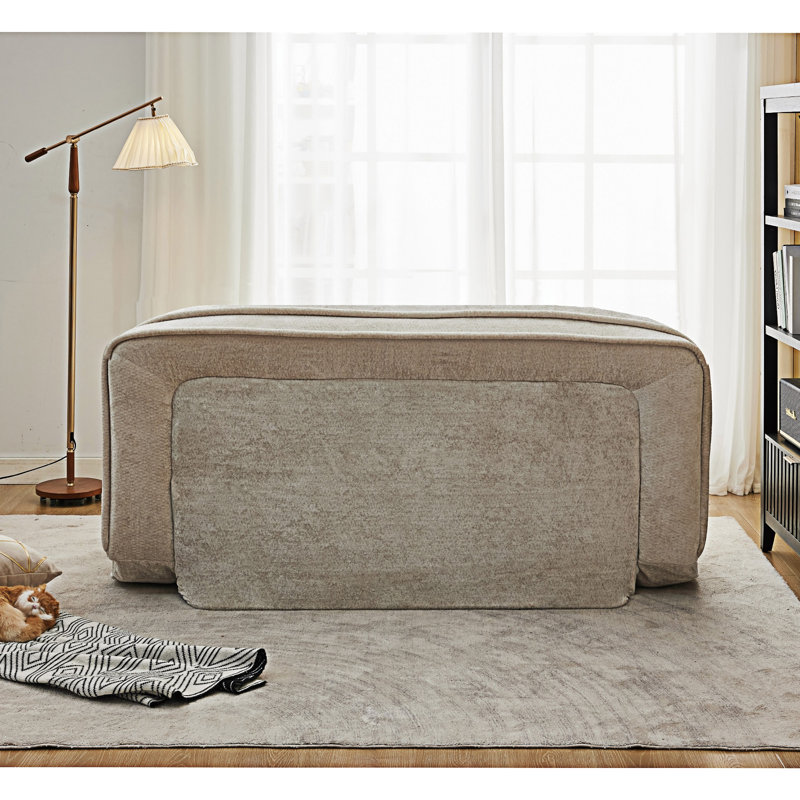 Causeuse-lit double pour chien, Beige