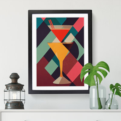 Retro Cocktail - Single Picture Frame Print