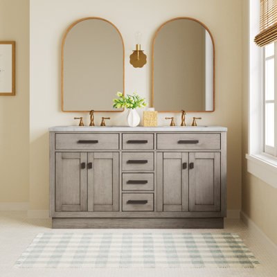 Meuble-lavabo double 60 po Allencoe