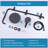 10'' Rain Shower Head with 3-Function Handshower,Dual Shower Combo with Height Adjustable Holder