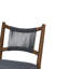 Ensemble de 2 tabourets de comptoir en bois avec revêtement doux et corde