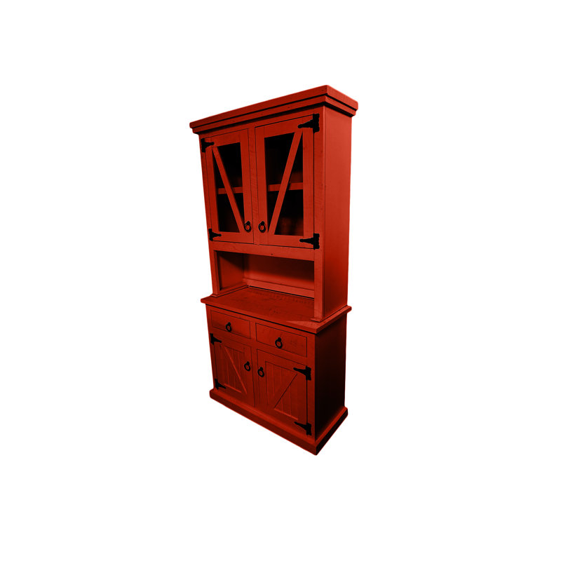 Buffet avec bahut Hazleton, Rouge de Falun