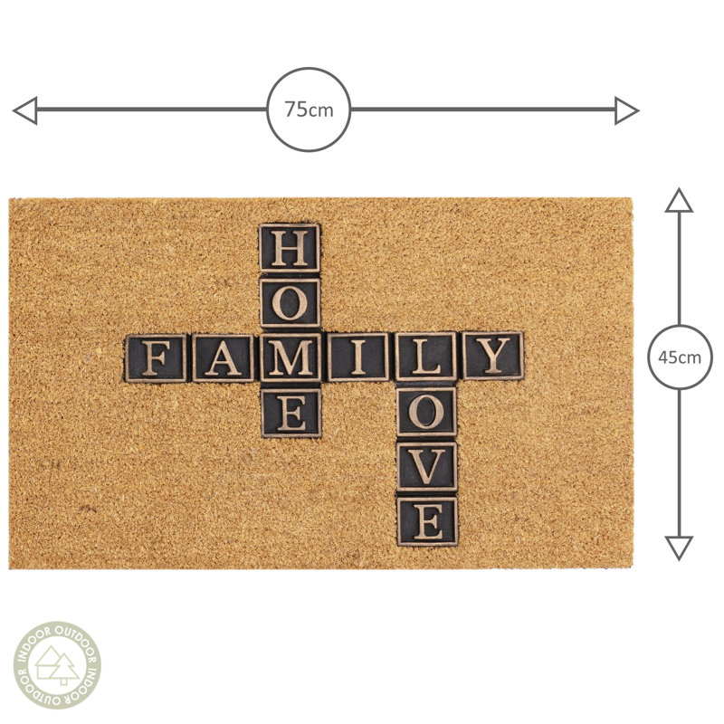 Mojokerto Non-Slip Outdoor Doormat