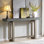 Console Gouldner de 59 po de style moderne et rustique