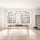 Alvine Solid Wood Base Dining Table