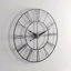 Daemon Silent Black Grey Wall Clock