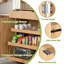 Armoire de cuisine avec 3 tiroirs à clavier et 6 tablettes de porte réglables-330674738