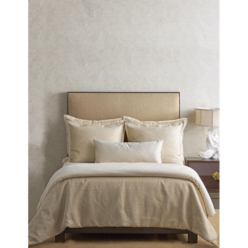 Screen Coverlet, Gold, Queen Coverlet / Bedspread