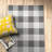 Micheals Farmhouse Plaid Machine Washable Area Rug in Gray-631620432