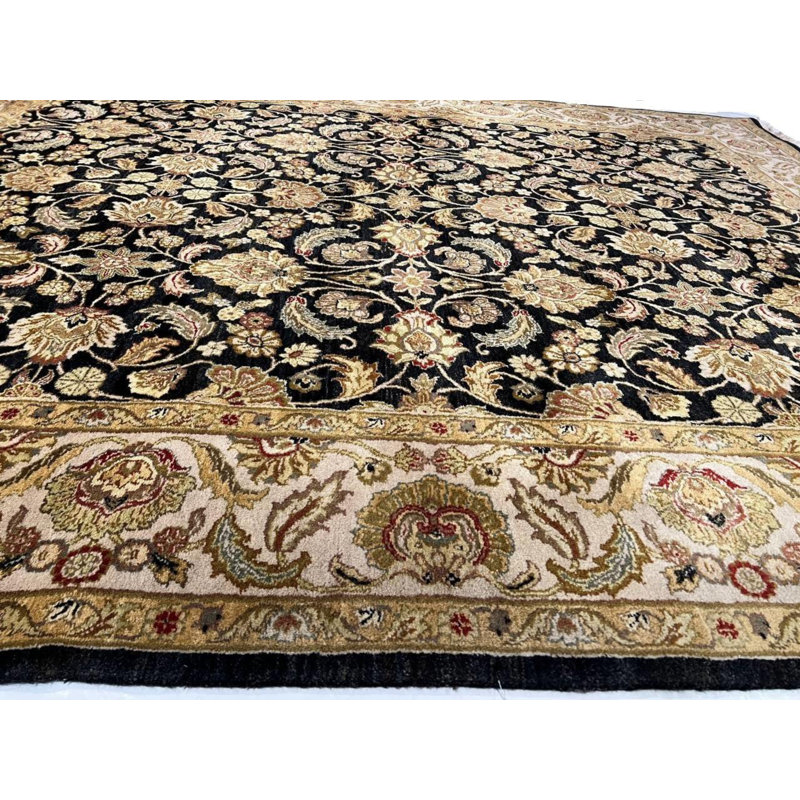 Oriental Area Rug in Black