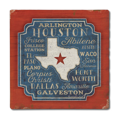 Ensemble de sous-verres Trinx Texas Cities
