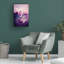 «Heleana», pivoine mauve sur toile par Treechild-1354037239