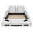 Race Car-Shaped Platform Bed With Wheels-1677034002
