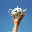 Wild Strawberry Inky Blue 27floz Teapot