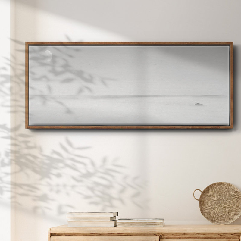 Panneau noir et blanc Water XV - toile encadrée