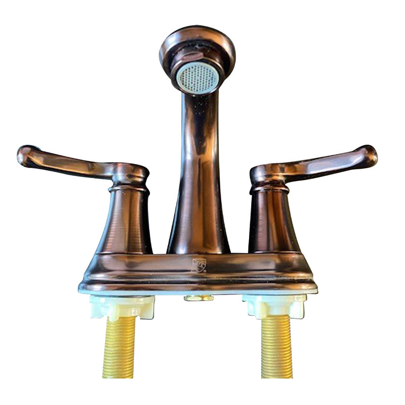 Robinet de salle de bain à ensemble central avec bonde
