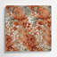 Aquarelle florale, art mural en métal brun 96-1256896207