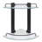 Lolley 2 Piece Corner Glass Corner Shelf-1233730678