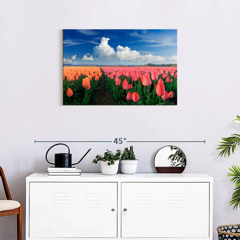Harnek Orange And Pink Tulips