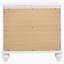 Table de chevet 2 tiroirs blanche