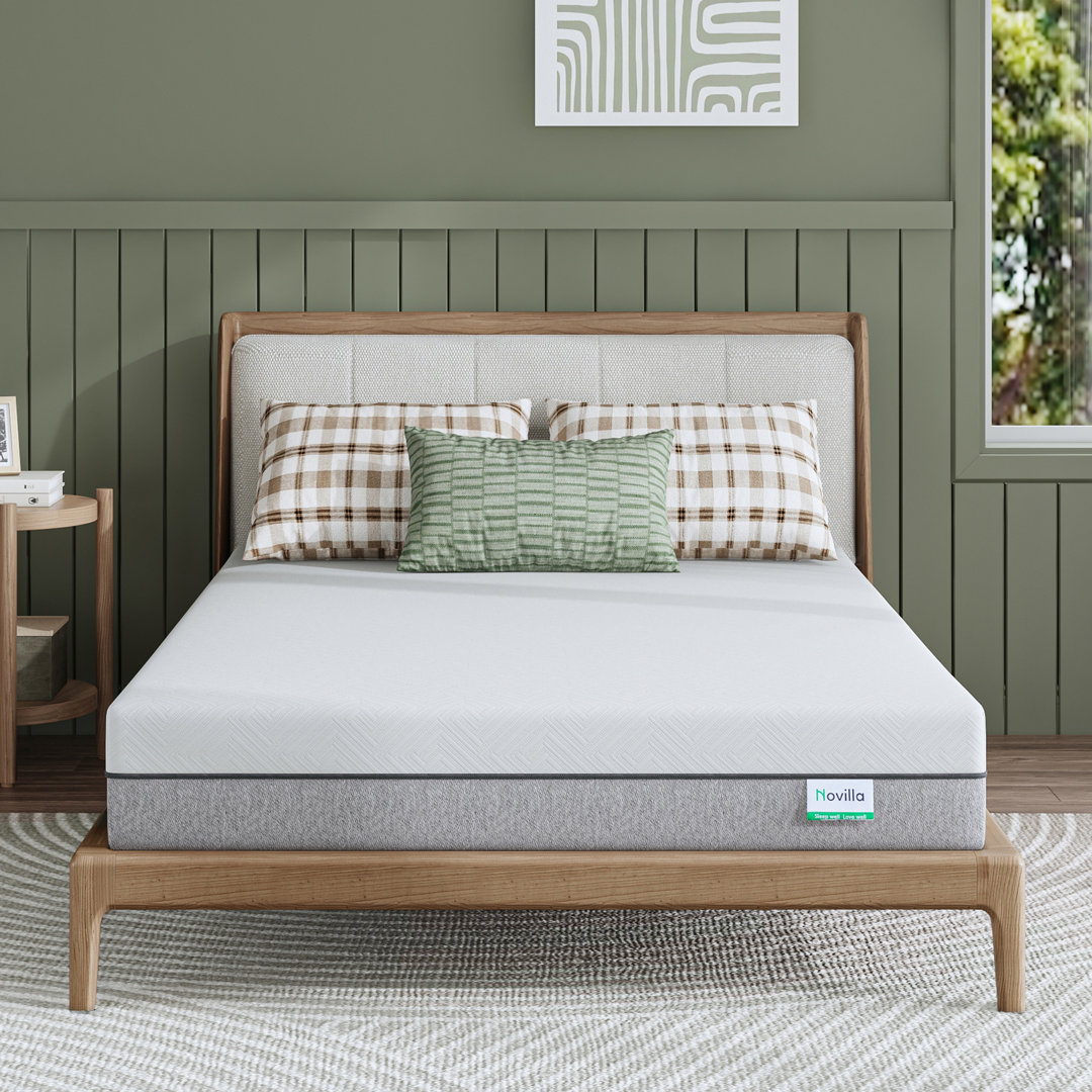 Alwyn Home Ergenekon 6'' Firm Charcoal Infused Gel Memory Foam Mattress Alwyn Home Mattress 