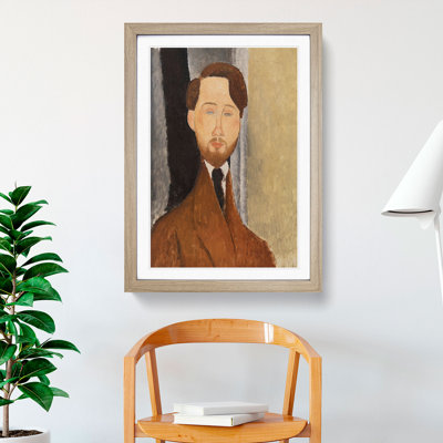 Leopold Zborowksi by Amedeo Modigliani - Picture Frame Painting