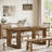 63-Inch Wood Farmhouse Dining Table-678394696