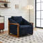 Fauteuil en tissu d'ameublement Chenille-37367234