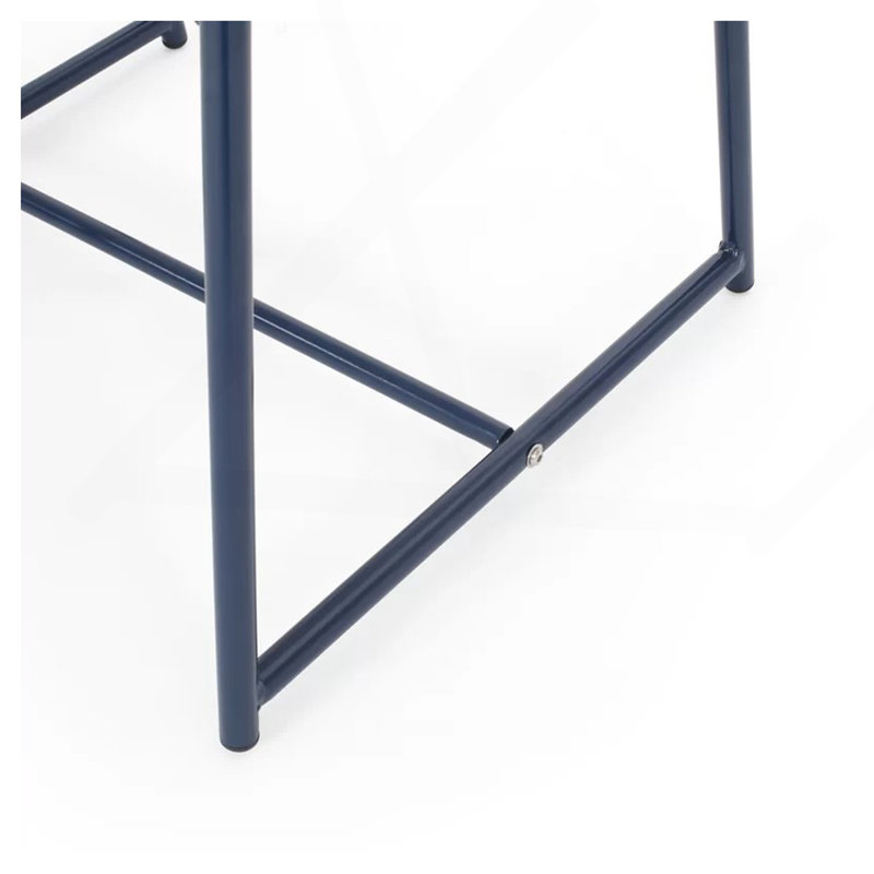 15.5"H SIDE TABLE, Navy
