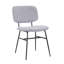 Chaise d'appoint rembourrée en velours Aquasco-1670141448