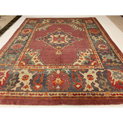 One-of-a-Kind 9'1" X 11'2" New Age Wool Area Rug in