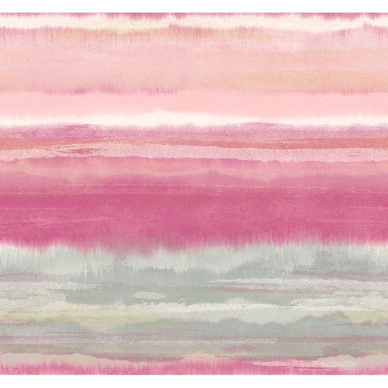 Papier peint ivoire Ivy Bronx Designs Posy, Ciel d'été / miel