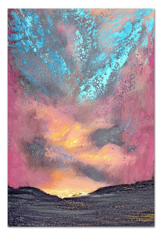 Abstraction - Wrapped Canvas Painting