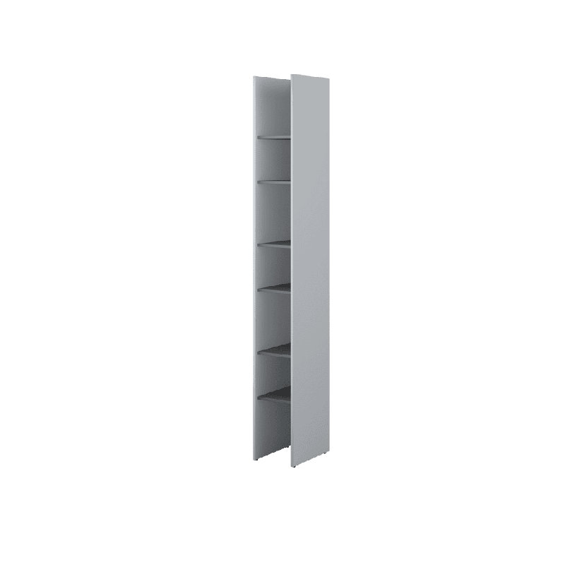 Moxen 85.83cm H x 85.83cm W Standard Bookcase, Grey