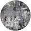 Abstract Area Rug in Silver/Charcoal/Gray
