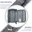 Ensemble de 3 valises extensibles avec verrou TSA et rangement pour l'extérieur: Trous