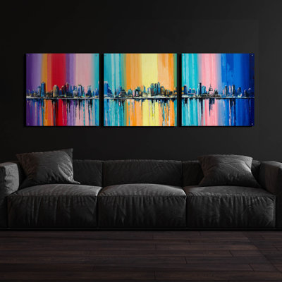 Epic Art 'Longest Day' Acrylic Glass Wall Art, 3 P " Longest Day " by Lana Tikhonova