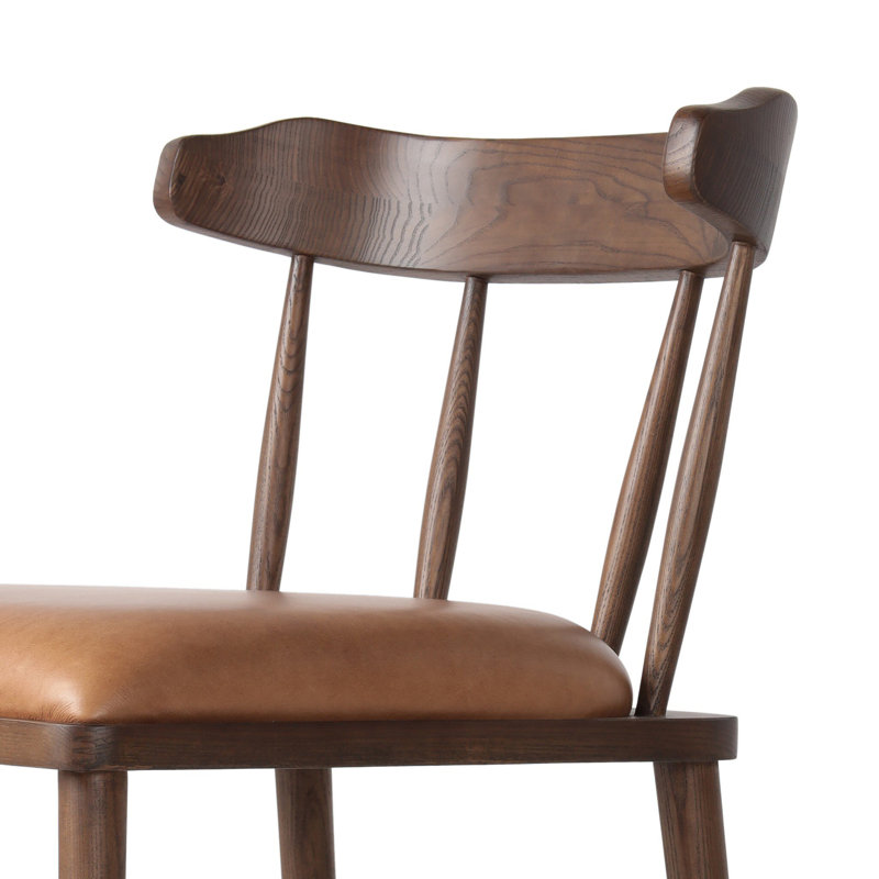Colter Stool-Antwerp Natural-Counter, Chaps Saddle, Dark Brown