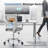 Ergonomic Mesh Task Chair with Fixed Arms-1307331319-1307331323