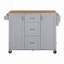 Îlot de cuisine polyvalent avec rangement abondant et fabrication durable