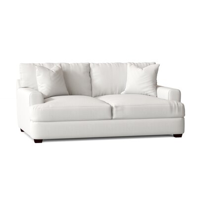 Emilio 65"" Recessed Arm Loveseat With Reversible Cushions -  Wayfair Custom Upholstery™, 692CFD17267947758E8F017D3836BFD0