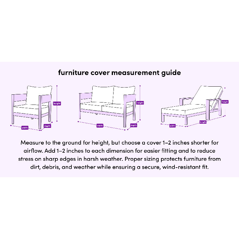Portofino 72 " W Outdoor Conversation Set Cover