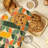 Retro Vibe Oven Mitt Cotton Twill