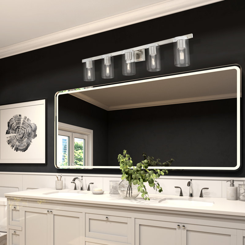 Aruther 5 - Light Dimmable Vanity Light, Brushed Nickel