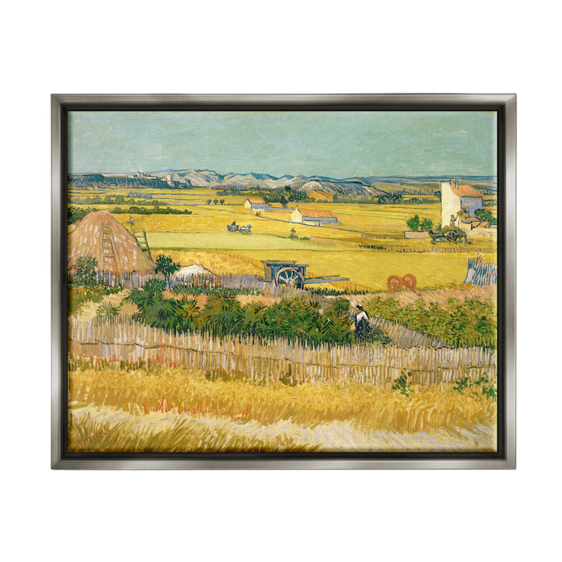 «The Harvest» par Vincent van Gogh, peinture classique - peinture sur toile, H 17 po x l 21 po x P 1,7 po