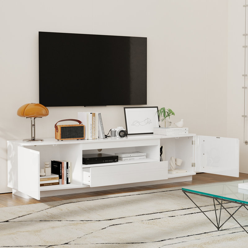 White Modern Entertainment Center For TV