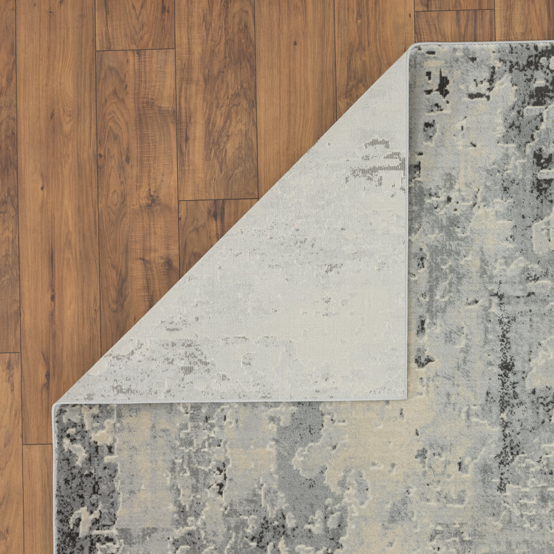 Tapis abstrait gris, Rectangle 8 pi x 10 pi