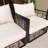 7-Piece Metal Patio Sectional Sofa Set With Cushions-White/Black-1839586561