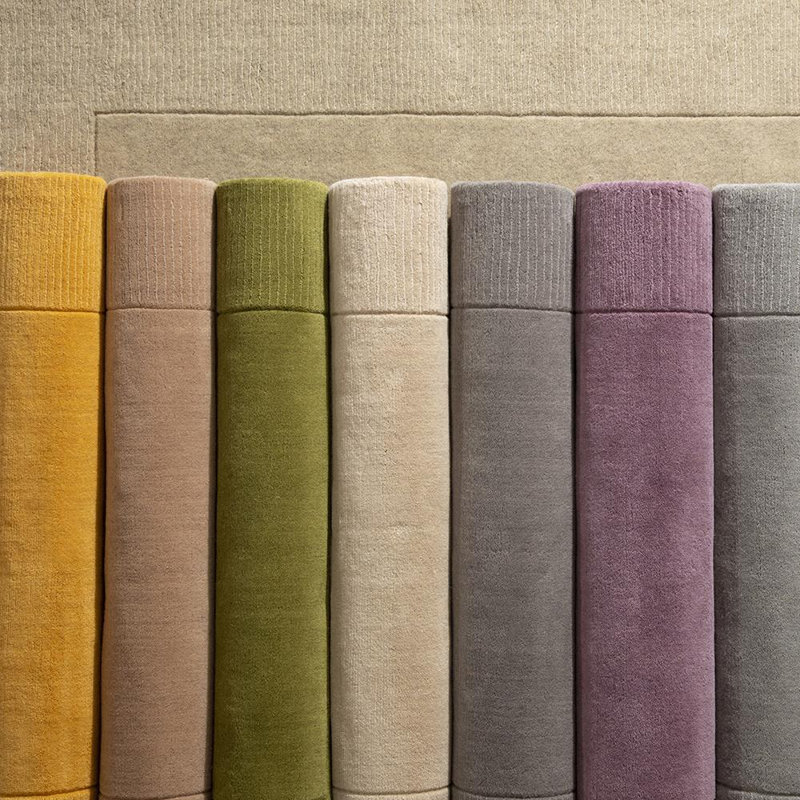 Rapheale Solid Colour Hand Woven Area Rug, Rectangle 120 x 170cm 